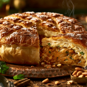 Chicken Pastilla: Authentic Moroccan Pie Recipe - Thefoodiebunch Chicken Pastilla Authentic Moroccan Pie Recipe