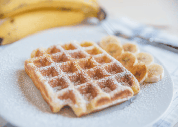 Satisfying Banana Waffles
