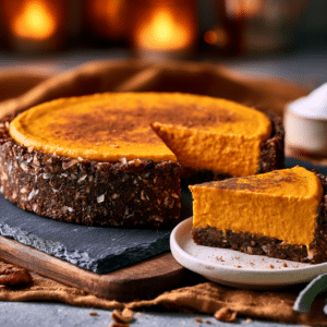 No-Bake Vegan Pumpkin Pie (Raw &Amp; Easy)