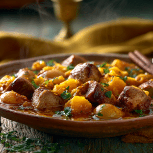 Moroccan Pork Tagine With Butternut Squash &Amp; Saffron - Thefoodiebunch Moroccan Pork Tagine With Butternut Squash &Amp; Saffron