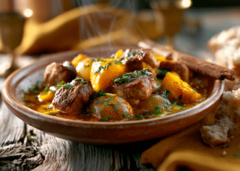 Moroccan Pork Tagine With Butternut Squash &Amp; Saffron