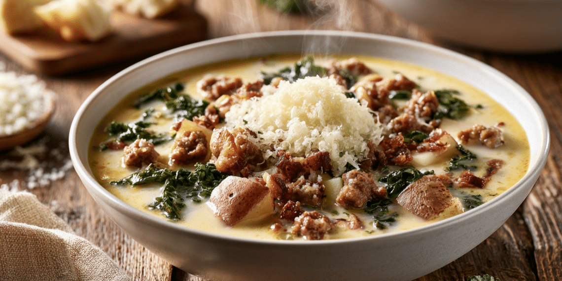 Italian Sausage And Potato Soup (Olive Garden Copycat)