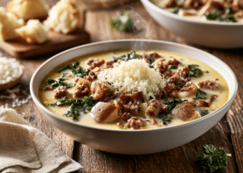 Italian Sausage And Potato Soup (Olive Garden Copycat)