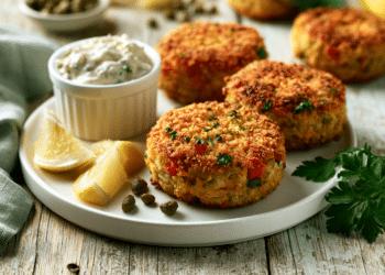 Vegan Crab Cakes With Tartar Sauce (Jackfruit)