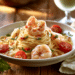 Easy Shrimp Scampi Pasta With White Wine &Amp; Garlic
