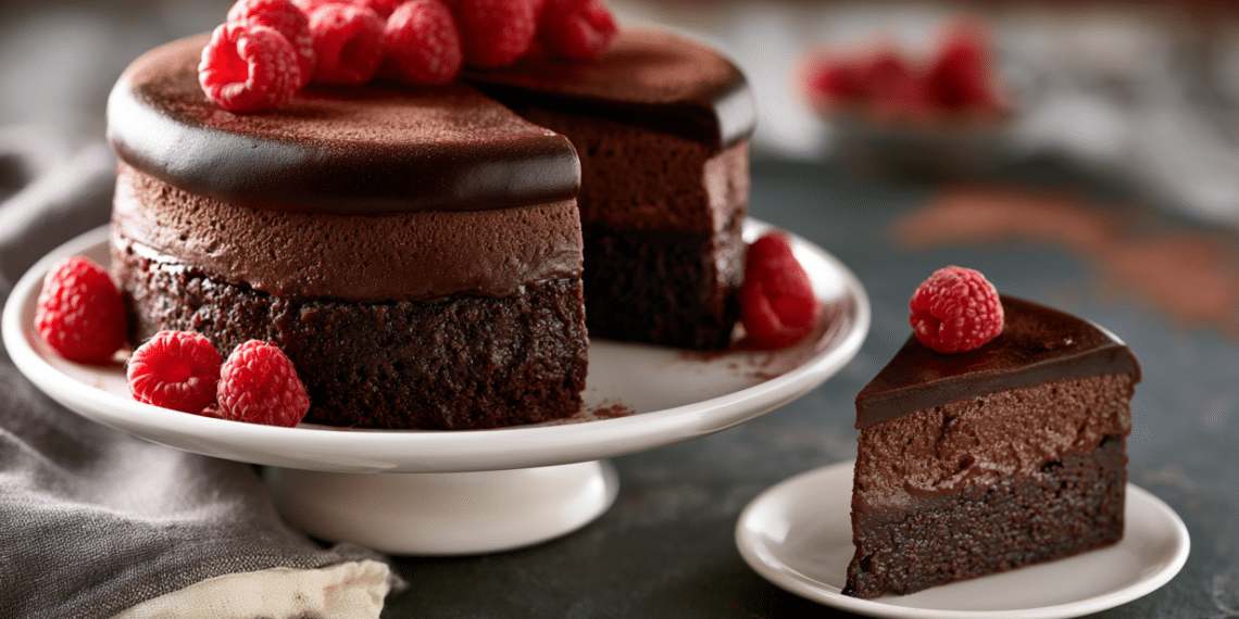 Guilt-Free Chocolate Mousse Cake (Gluten-Free) - Thefoodiebunch Guilt-Free Chocolate Mousse Cake (Gluten-Free)