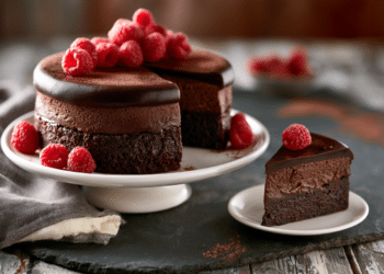 Guilt-Free Chocolate Mousse Cake (Gluten-Free)