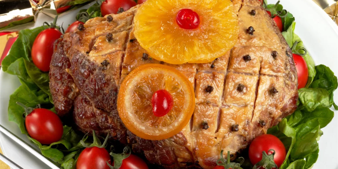 Heartwarming Christmas Ham And Pineapple