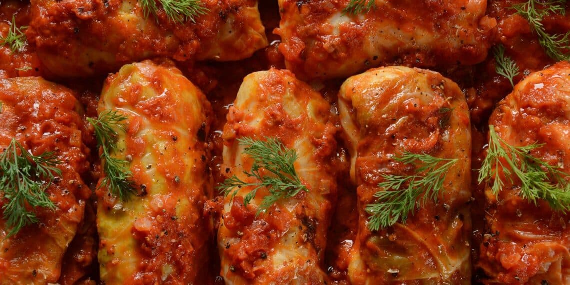 Absolutely The Best Vegetarian Stuffed Cabbage