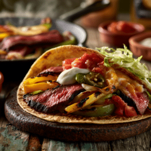 Tequila Lime Steak Fajitas (Homemade Seasoning)