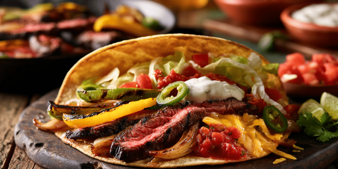 Tequila Lime Steak Fajitas (Homemade Seasoning)