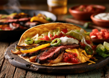 Tequila Lime Steak Fajitas (Homemade Seasoning)