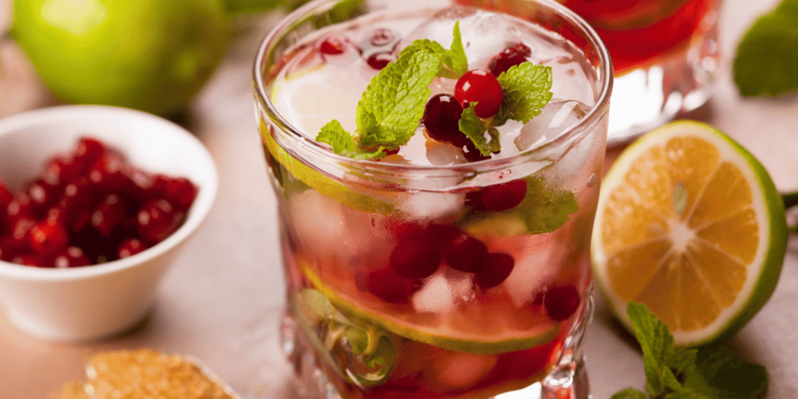 Easy Cranberry Mojito