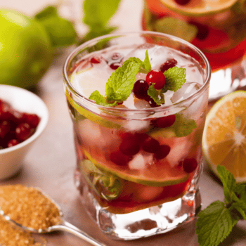 Easy Cranberry Mojito