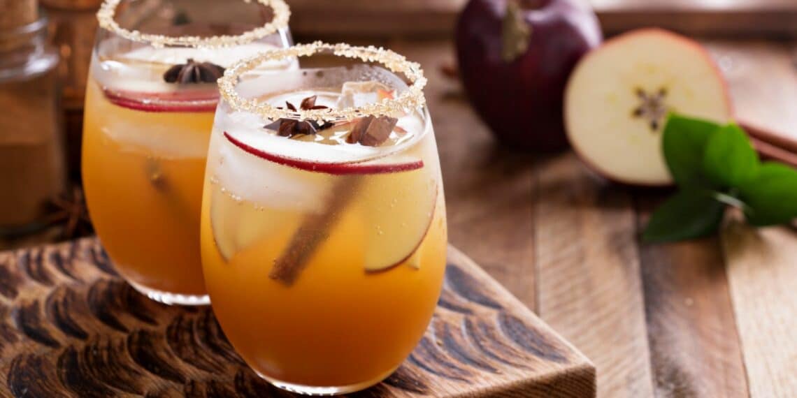 Spiced Apple Rum Cocktail