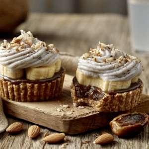 Mini Banoffee Pies (No-Bake, Dairy-Free)