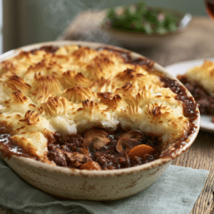 Leftover Bolognese Pie With Root Veg Mash Topping