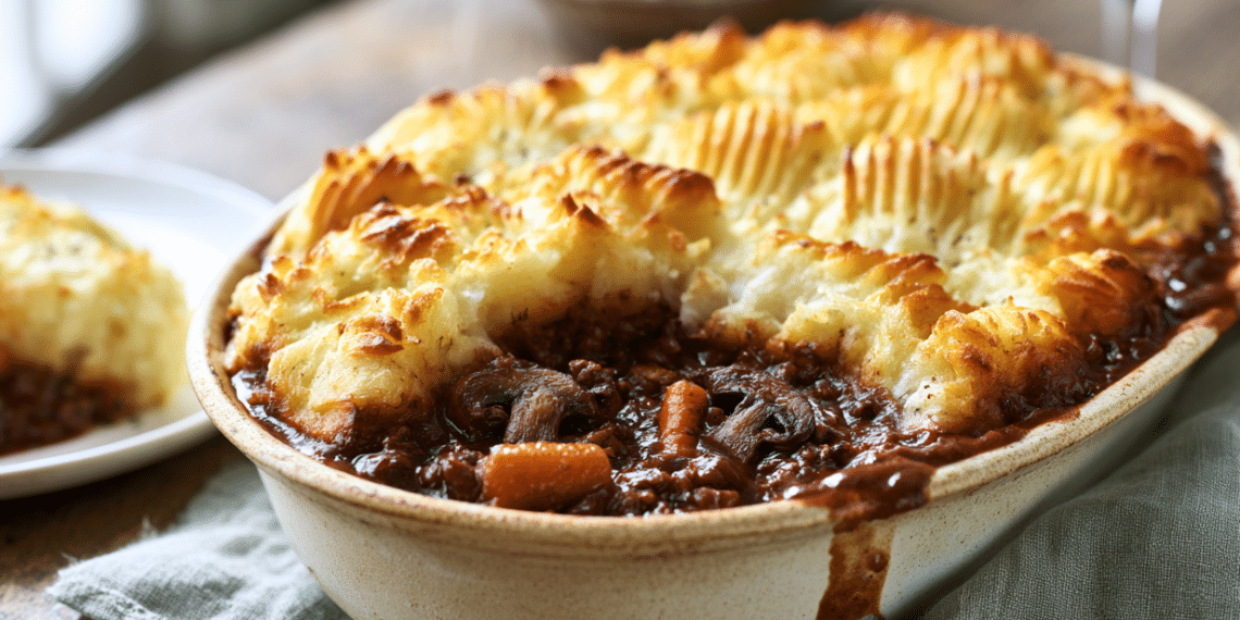Leftover Bolognese Pie With Root Veg Mash Topping