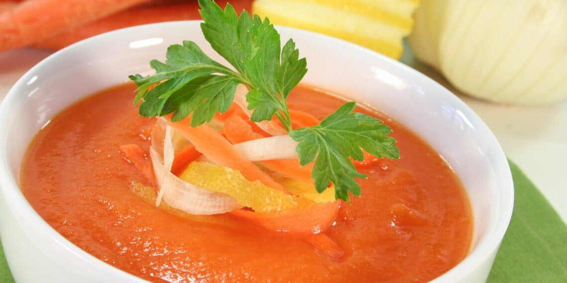 Healthy And Delicious Fennel Carrot Soup Recipe - Thefoodiebunch Healthy And Delicious Fennel Carrot Soup With Parsley Granish