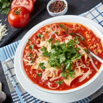 Easy Homemade Lasagna Soup Recipe