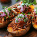 Southern Style Pulled Pork Meets Sweet Potato Comfort - Thefoodiebunch Pulled Pork Loaded Sweet Potatoes