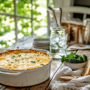 Comforting Cheesy Broccoli And Rice Casserole For Family Dinner - Thefoodiebunch Comforting Cheesy Broccoli And Rice Casserole For Family Dinner - Thefoodiebunch