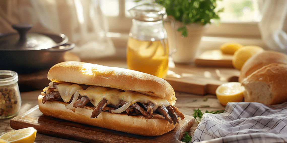 Philly Cheesesteak With Provolone
