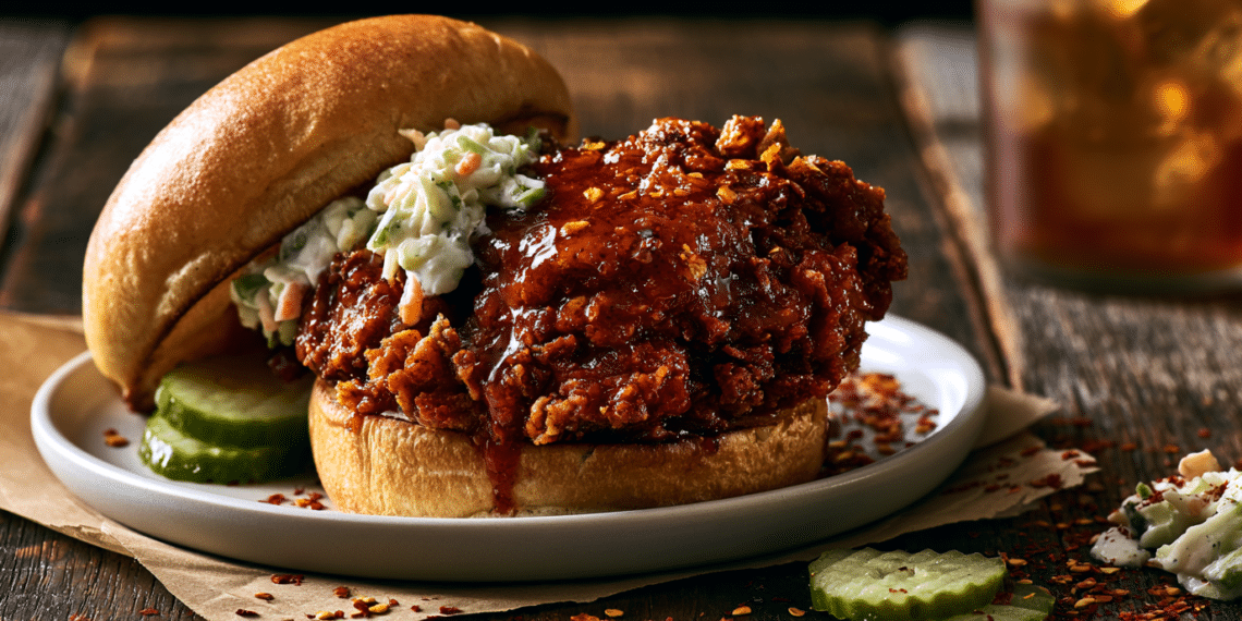 Nashville Hot Chicken Sandwich (Buttermilk-Brined)