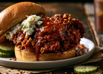 Nashville Hot Chicken Sandwich (Buttermilk-Brined)