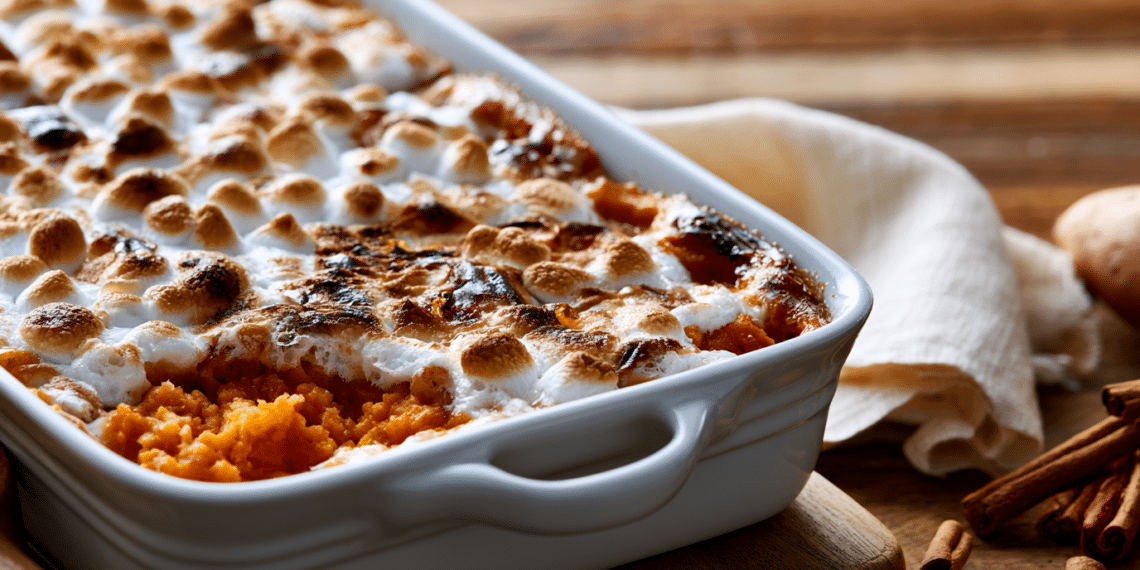 Sweet Potato Casserole With Marshmallows (Easy Classic)
