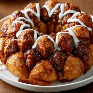 Sweet And Sticky Monkey Bread With Cinnamon Sugar - Thefoodiebunch Homemade Monkey Bread With Cinnamon Sugar Glaze