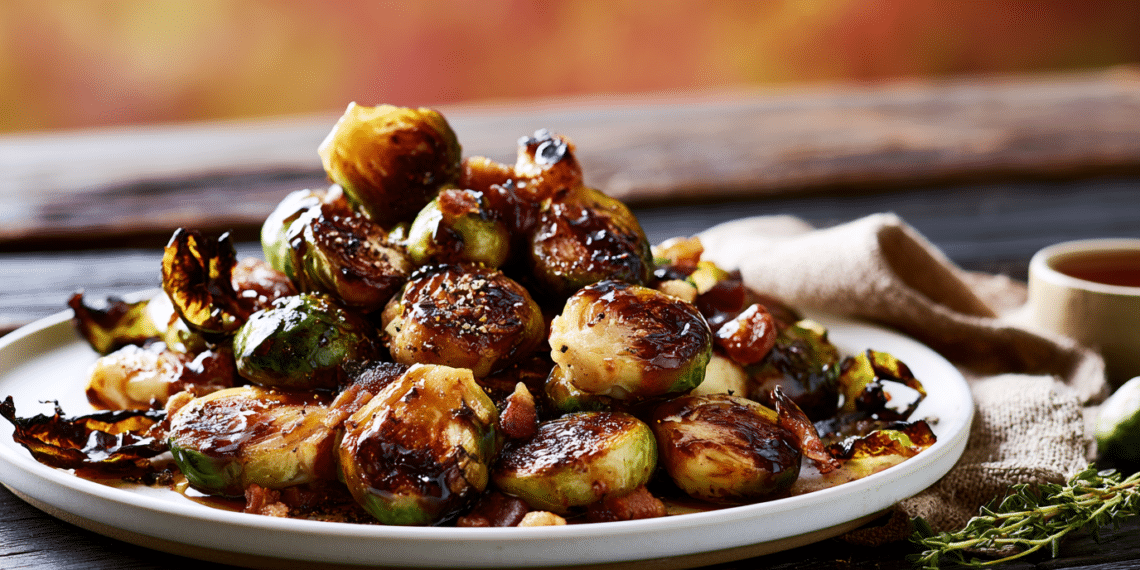 Maple Bacon Brussels Sprouts