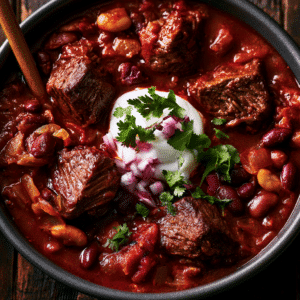 Texas Brisket Chili — Tender, Smoky &Amp; Rich