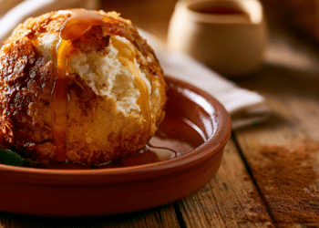 Fried Ice Cream With Cinnamon Cornflake Crust