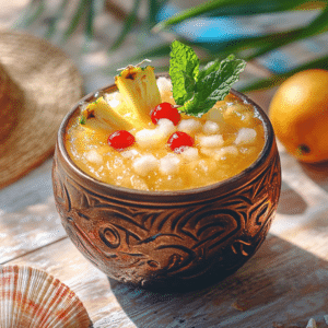 Tropical Tiki Paradise: A Rum-Infused Cocktail Escape - Thefoodiebunch Tiki Bowl Cocktail