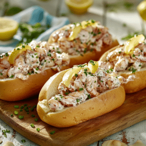 Lobster Rolls With Lemon Butter