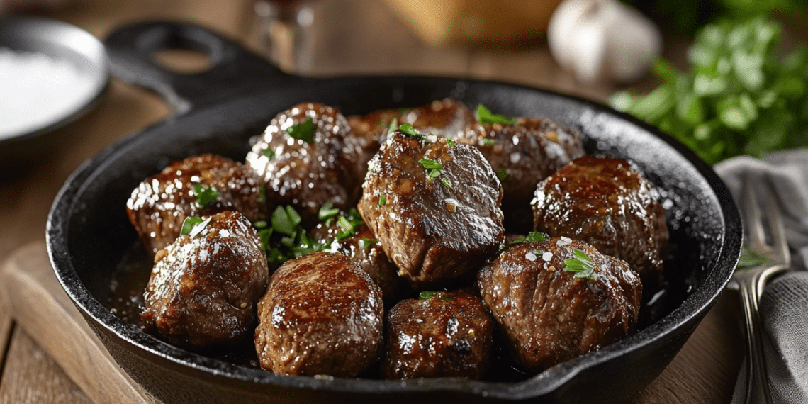 Garlic Butter Steak Bites