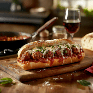 Meatball Subs With Marinara