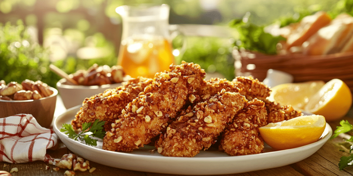 Pecan-Crusted Chicken Tenders