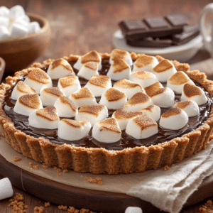 Elevated S'Mores Tart: A Gourmet Twist On Campfire Classic - Thefoodiebunch Gourmet S'Mores Tart