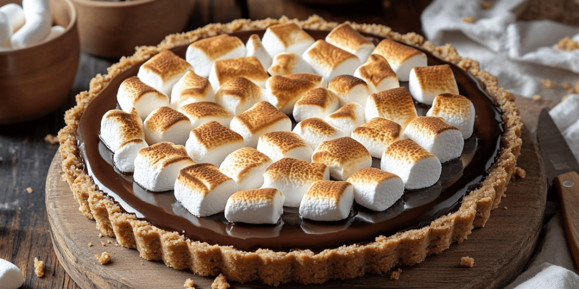 Elevated S'Mores Tart: A Gourmet Twist On Campfire Classic - Thefoodiebunch Gourmet S'Mores Tart