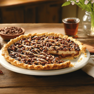 Chocolate Bourbon Pecan Pie