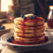 Buttermilk Pancakes With Blueberry Syrup