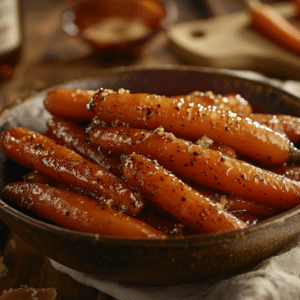 Bourbon Glazed Carrots