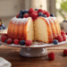 Classic Angel Food Cake With Fresh Berries