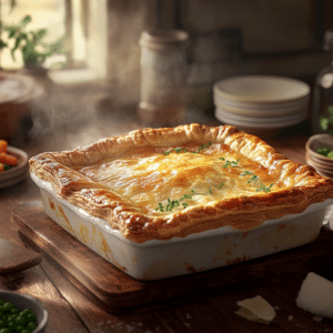 Rustic Puff Pastry Chicken Pot Pie: A Comforting Classic - Thefoodiebunch Chicken Pot Pie With Puff Pastry Crust