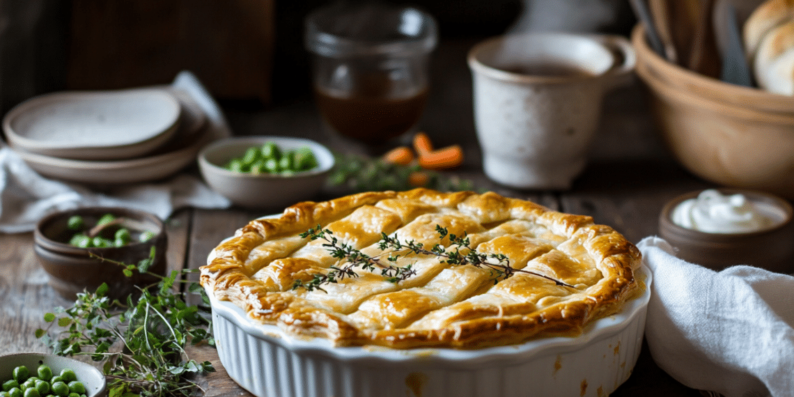 Rustic Puff Pastry Chicken Pot Pie: A Comforting Classic - Thefoodiebunch Chicken Pot Pie With Puff Pastry Crust