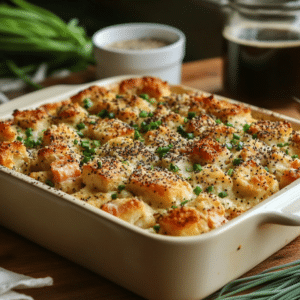 New York Everything Bagel Casserole