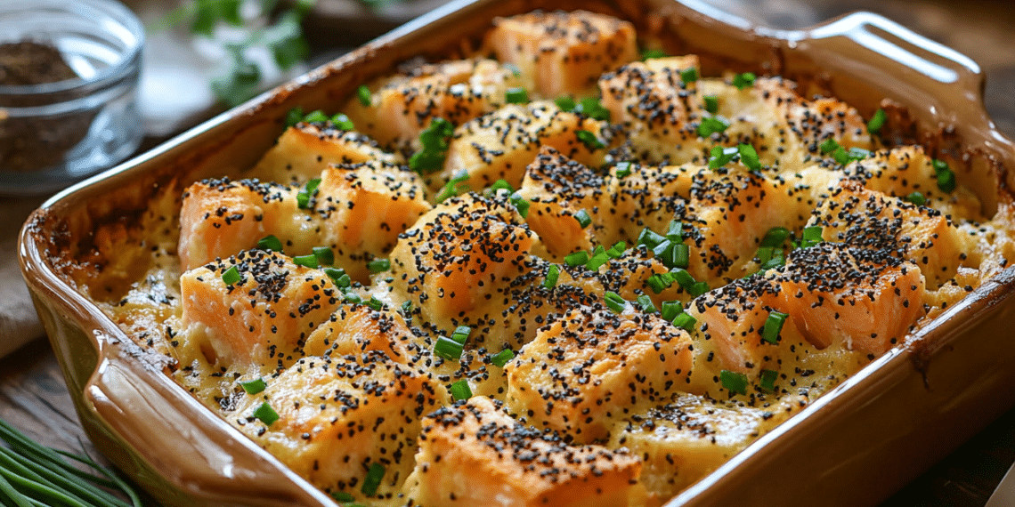 New York Everything Bagel Casserole