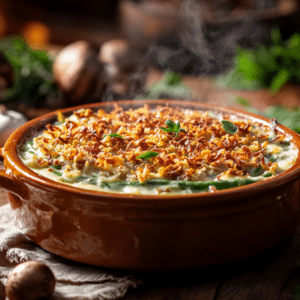 Green Bean Casserole With Crispy Onions
